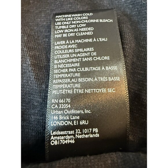 FP Beach by Free People Black Long Sleeve Drape Back Midi Dress Size Small NEW - Picture 7 of 7